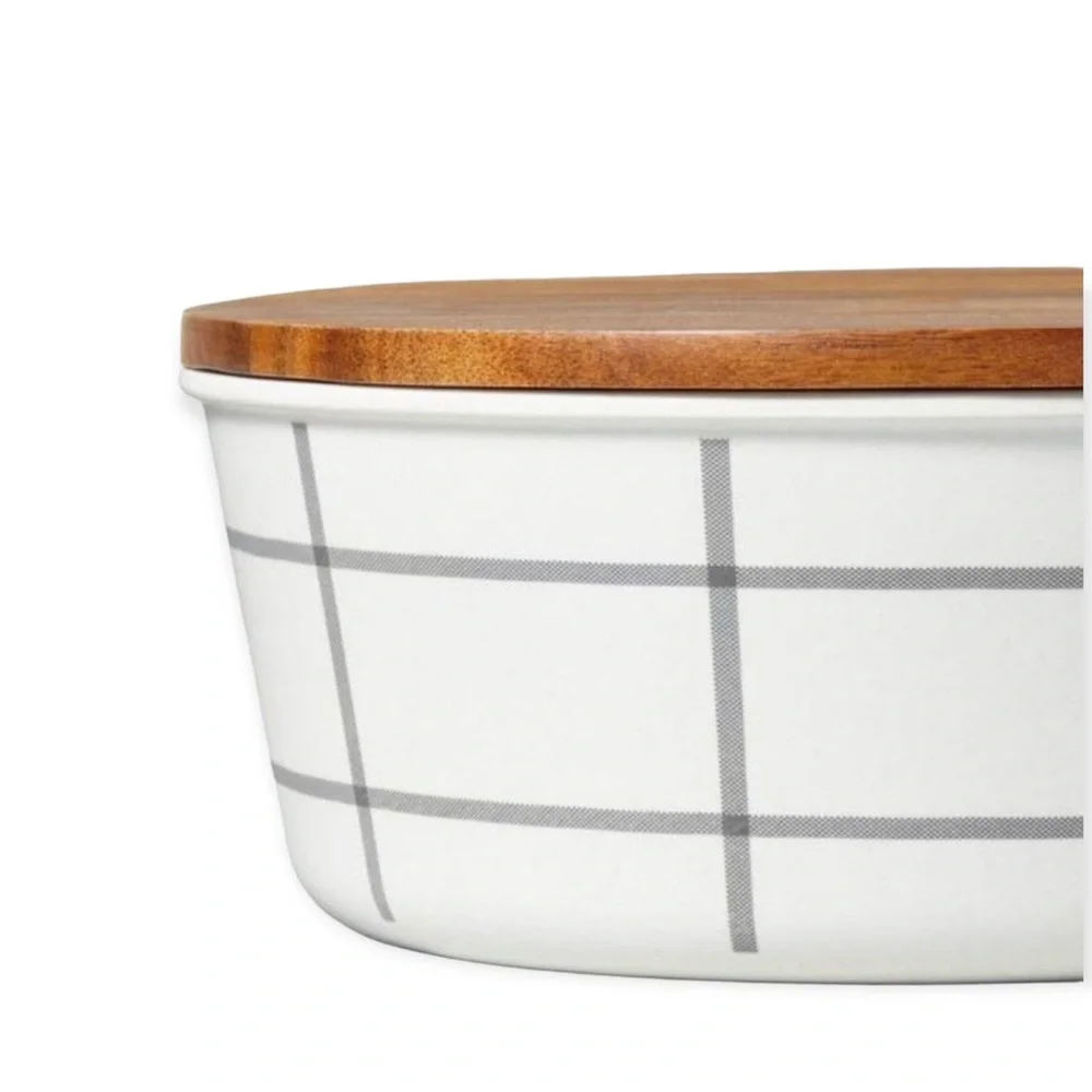 Hearth & Hand Bamboo Melamine Storage Bowl - Picture 4 of 12